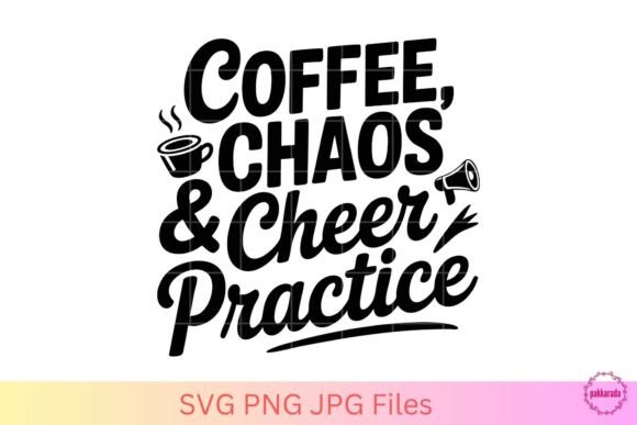Coffee Chaos Cheer Practice SVG Review