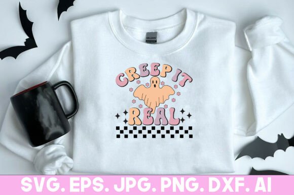 Creep It Real Funny Halloween Quote Graphics for Crafts