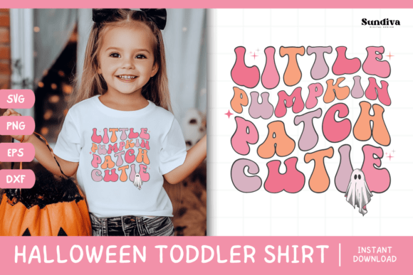 Funny Halloween Toddler Shirt SVG 2 V2: Graphics for Crafts