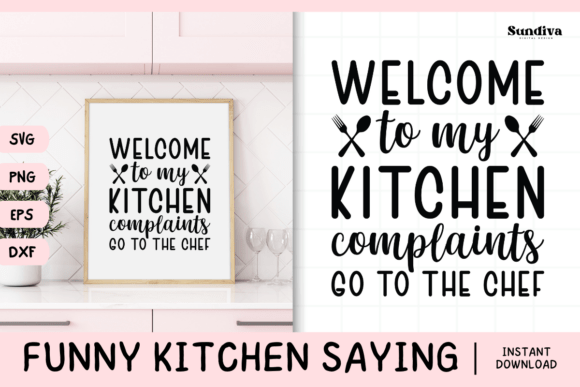 Funny Kitchen Saying SVG 1: A Graphic Design Asset Review