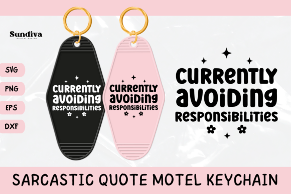 Funny Sarcastic Motel Keychain SVG 17: A Bold Graphics Choice for Crafts