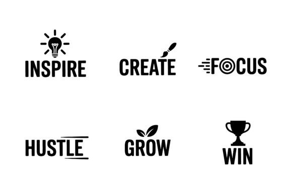Motivational Quotes, Inspirational Quote Graphics for Crafts