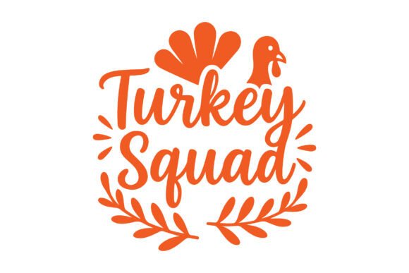 Turkey Squad SVG PNG Sublimation Design for Crafts & Graphics